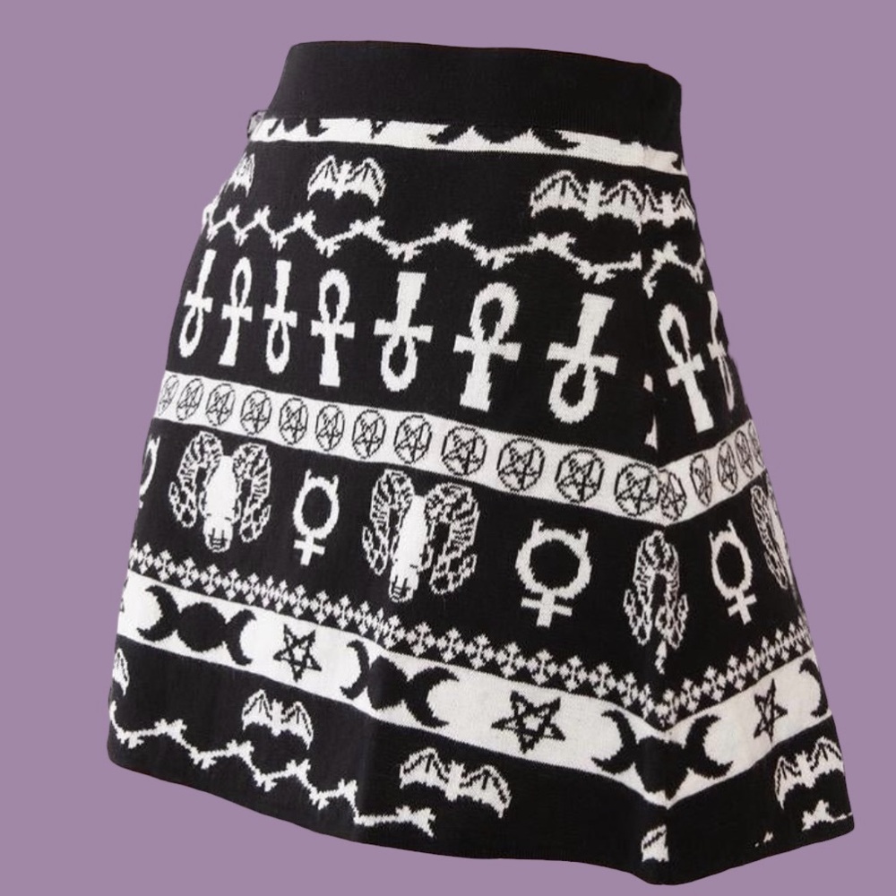 The grave girls Dolls Kill sweater skirt